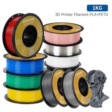 【4 Acquista 3 Paghi】Kingroon PLA PETG SILK 1.75 Filamento Stampante 3D Nero 1KG