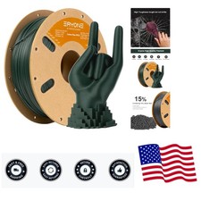 Filamento in fibra di carbonio PETG 1,75 mm +/- 0,03 mm, filamento per stampa 3D PETG CF, 1...