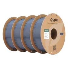 eSUN PETG Basic Filamento 1,75 mm, alta tenacità, 1 KG per bobina, 4 rotoli di m
