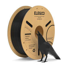 Filamento PLA+ 1.75Mm Nero 1KG, Filamento PLA plus per Stampante 3D, Precisione 