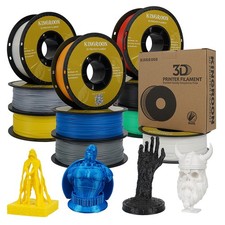 Kingroon filamento 1,75 mm 1 kg rotoli seta PETG Sparkly PLA per stampante 3D 99% DE