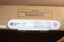 Bambu Lab PLA Basic 1,75 1 kg ricarica filamento stampante 3D grigio
