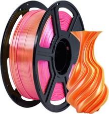 Filamento stampante 3D PLA seta doppio colore 1,75 mm 1 kg oro rosa bobina