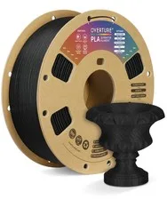 OVERTURE Filamento PLA 1.75mm - Bobina 1kg (2,2lbs) Precisione ±0.02mm, in Carto