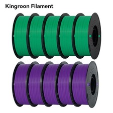 Filamento stampante 3D Kingroon 10 kg Pla opaco PLA+ PETG seta alta velocità PLA 1,75 mm