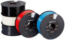 Filamento in ABS per Stampanti 3D, 1.75 Mm, 5 Colori Assortiti, 1 Kg per Bobina,