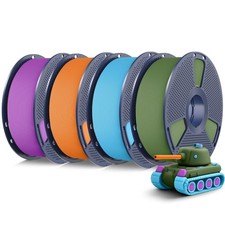 SUNLU PLA Opaco 1,75 mm 1 kg Confezione da 4 Filamenti per Stampanti 3D