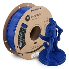 Filamento stampante 3D PETG blu 1,75 mm 1 kg alta velocità nuova formula strato polimaker