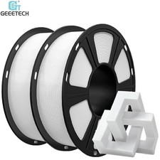 2 kg Geeetech PETG filamento stampante 3D 1,75 mm 1 kg/rotolo bianco per stampante 3D FDM