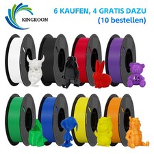 【10 Acquista 6 Paghi】 1KG PLA PETG Filamento Stampante 3D Alta Velocità FDM