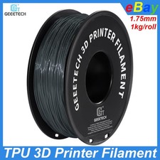 Geeetech filamento TPU 1,75 mm 1 kg argento trasparente morbido TPU filamento stampante 3D
