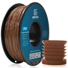 Nuovo Solid Color TPU Marrone GEEETECH Stampante 3D Filamenti 1KG Alta Elasticità
