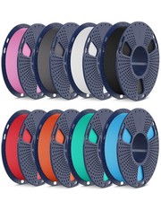 Velocità Filamento PETG 1,75mm 2KG 8 Confezioni Multicolore SUNLU Confezione Alta Totale 0,25kg