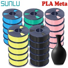 SUNLU 5 KG 10 KG PLA Meta filamento stampante 3D 1,75 mm 1 kg/rotolo per stampanti 3D FDM