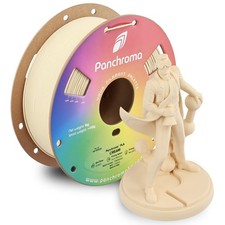 Filamento stampante 3D PLA 1,75mm 1kg bobina crema pancroma facile groviglio alta velocità