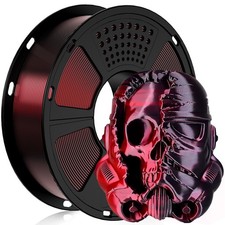 Geeetech Silk PLA filamento stampante 3D 1 kg 1,75 mm seta nero e rosso colore misto PLA