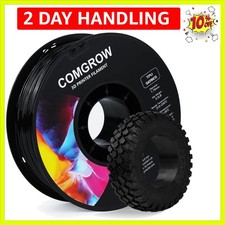 Filamento TPU, 1,75mm, 95A Morbido TPU Flessibile Stampante 3D Filamento Nero 1kg 2,2...