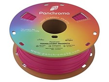 CA02002 Filamento: PLA 1,75mm magenta traslucido 190-230°C 1kg POLYMAKER