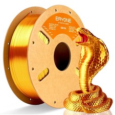 Silk PLA Filament for 3D Printer 1.75mm +/- 0.03mm, Shiny Filament 1kg (2.1lb...
