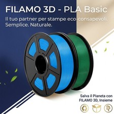 FILAMO 3D FILAMENTO STAMPANTE 3D DA 1KG 1,75MM PRINT 3D PLA/PLA+/SETA/OPACO