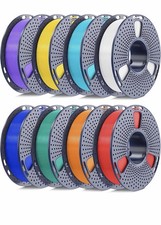 I-2. Confezione Filamento PLA 250g 1,75mm, Stampante 3D SUNLU Ordinatamente Avvolta, 8 Rotoli