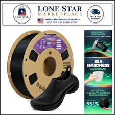 1kg TPU Black Filament 1.75mm – Exceptional Layer Adhesion for Creative Prints