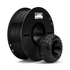 ELEGOO Filamento TPU 1,75mm Nero 1KG, 95A Filamento Flessibile Morbido Stampa 3D