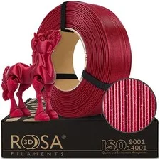 Rosa3D Filamento Pla Galaxy Rosso Vino 1.75mm 1kg Refill