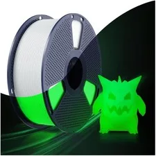 Filamento PLA Glow in Dark 1.75mm 1kg, compatibile, luminoso
