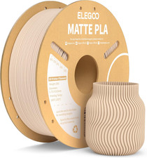 Filamento PLA Matte Beige 1 Kg, 1,75 Mm, Opaco PLA Filamento per Stampante 3D, P