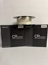 (3) scatole - CREALITY CR-PLA CR SERIES FILAMENTO STAMPA 3D 1,75MM argento e bianco
