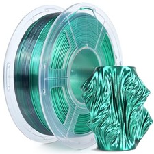 SUNLU Silk PLA Plus Filamento per stampante 3D, Filamento PLA+ Lucido a Doppio C