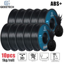 10 kg Geeetech ABS + filamento nero 1,75 1 kg/rotolo ABS + materiali di consumo per stampante 3D