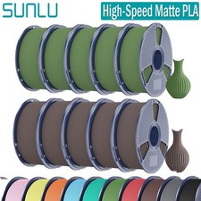 SUNLU 5KG/10KG filamento PLA opaco, filamento stampante 3D PLA 1,75MM fino a 600mm/s