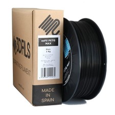 3DFILS - Filamento PETG nero per stampa 3D (1,75 mm 1 kg, nero). ubam