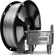 Geeetech PETG filamento stampante 3D 1 kg 1,75 mm argento metallizzato rigido e durevole DE