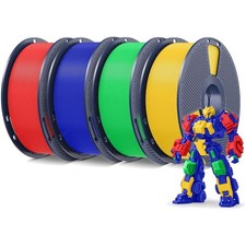 Filamento PLA+ 4kg, 1.75mm, resistente, colori brillanti, Sunlu