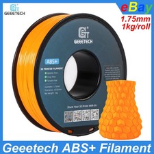 NUOVO filamento stampante 3D Geeetech ABS + 1,75 mm 1 kg arancione tenacità ABS + filamento