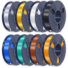 SUNLU Silk PLA Plus Filamento Bundle, Filamento Silk PLUS Multicolore per (k2t)