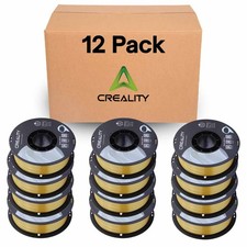 Creality Silk PLA stampante 3D filamento ORO-ARGENTO - 1 kg 1,75 mm - confezione da 12 rotoli