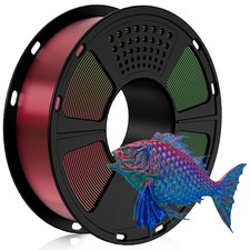 Geeetech stampante 3D filamento seta PLA tricolore PLA 1 KG/rotolo rosso+blu+verde