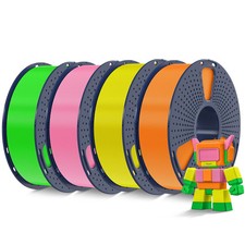 SUNLU 4KG Alta Velocità Filamento PLA 1.75mm, Filamento per Stampante 3D Veloce 