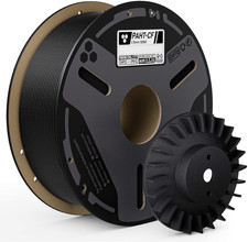 Filamento stampante 3D fibra di carbonio PAHT nylon CF 1,75 mm 1 kg alta temperatura nero