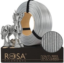 Rosa3D Filamento PLA Galaxy Argento Brillante 1,75 mm Ricarica 1 kg