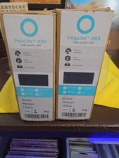 Polymaker PolyLite ABS 3D filamento stampante 1 kg bobina 1,75 mm nero lotto di 2...