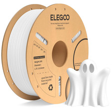 PLA+ Filament 1.75Mm White 1KG, PLA plus Tougher and Stronger 3D Printer Filamen