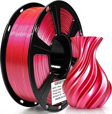 NUOVO Geeetech 1,75 mm PETG 1 kg filamento stampante 3D PETG resistenza rosa metallizzato US