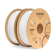 ELEGOO PLA Plus Filamento 1,75mm Bianco 2KG, PLA+ Stampa 3D più Resistente e Forte