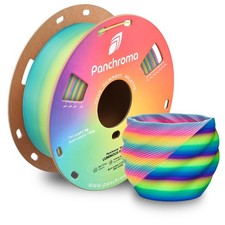 Filamento stampante 3D PLA 1,75 mm 1 kg sfumato luminoso arcobaleno polimaker Panchroma