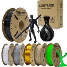 Filamento stampante 3D Giantarm regolare/illuminato/seta/legno/opaco PLA/PETG 1kg1,75mm